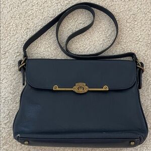 Vintage Etienne Aigner Navy Blue purse